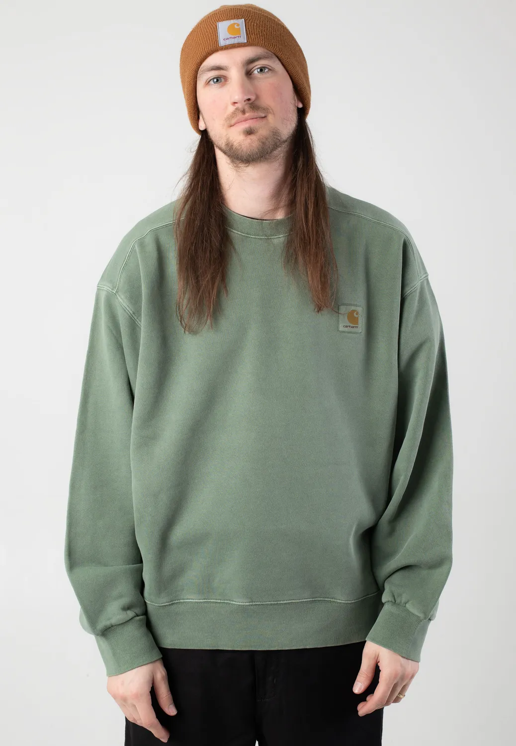 Impericon Nelson Garment Dyed Park Sweater grün