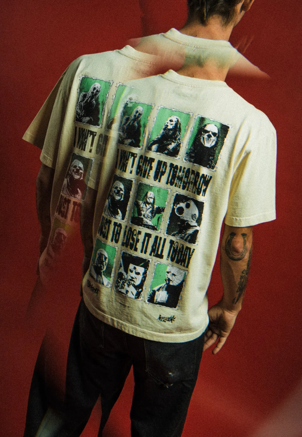 Impericon Tomorrow Boxy Garment-Dyed T-Shirt Bone