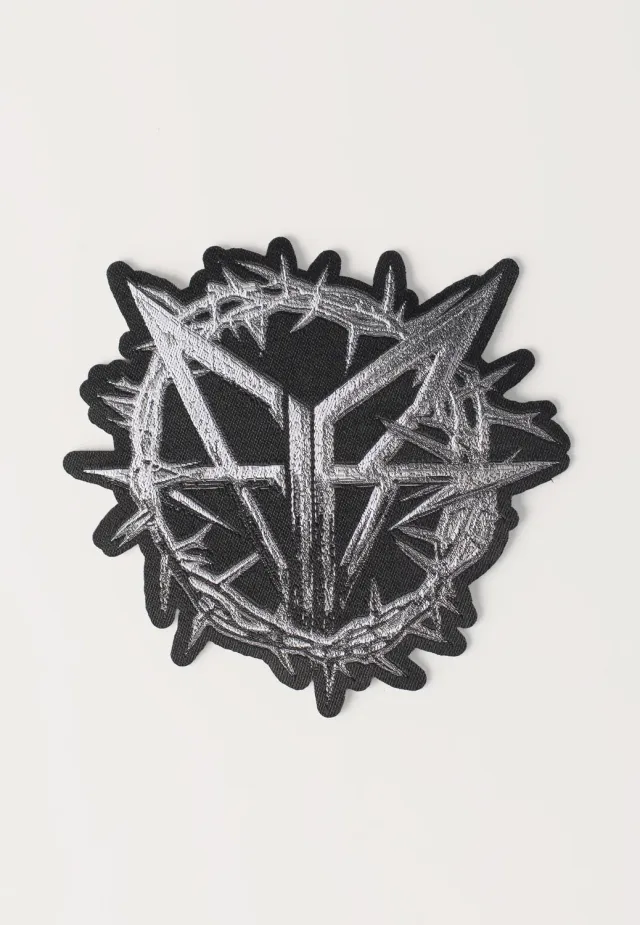 Impericon Chrome Logo Die Cut Aufnäher schwarz