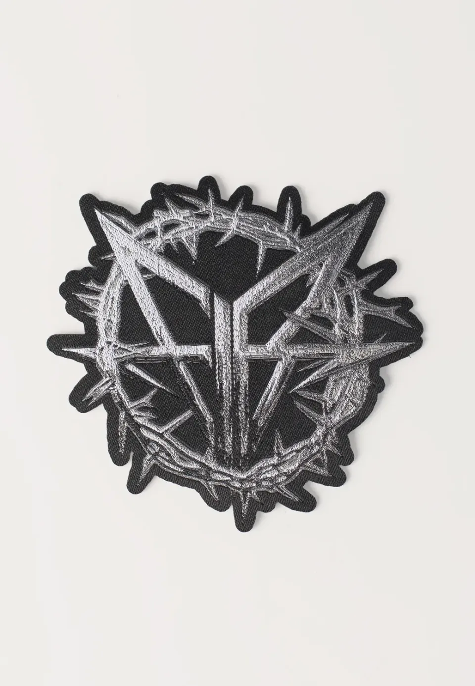 Impericon Chrome Logo Die Cut Aufnäher schwarz