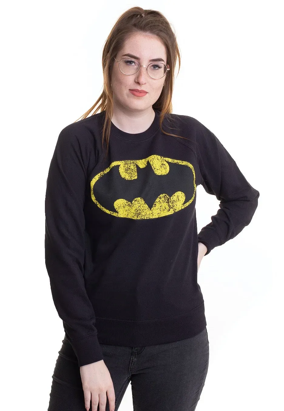 Impericon Distressed Logo Sweater Schwarz Unisex