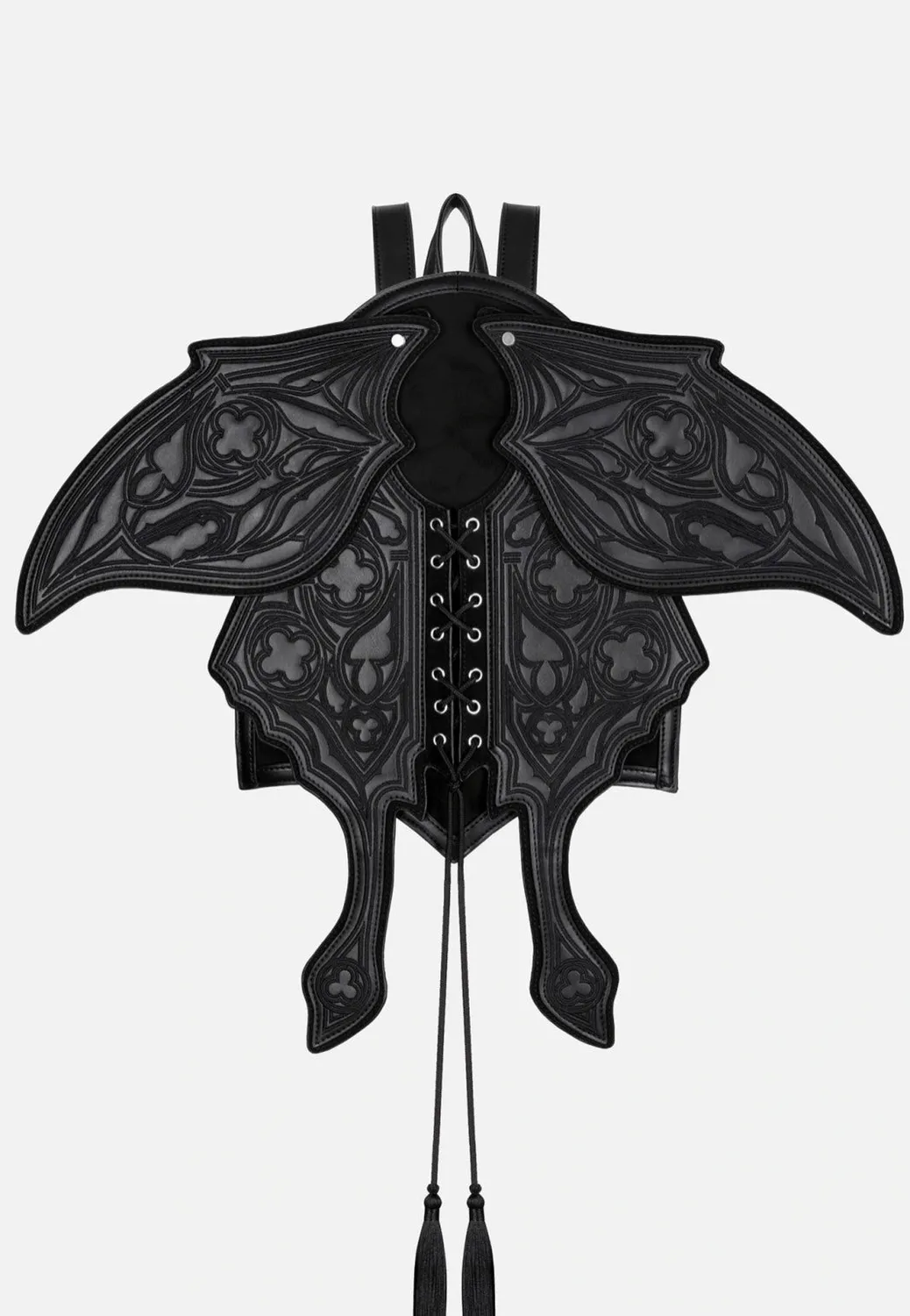 Impericon Obsidian Moth PU Black Rucksack schwarz