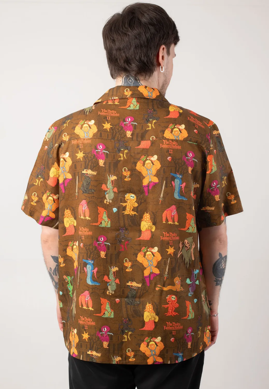 Impericon Citadelic Monsters Hawaiian Hemd bunt