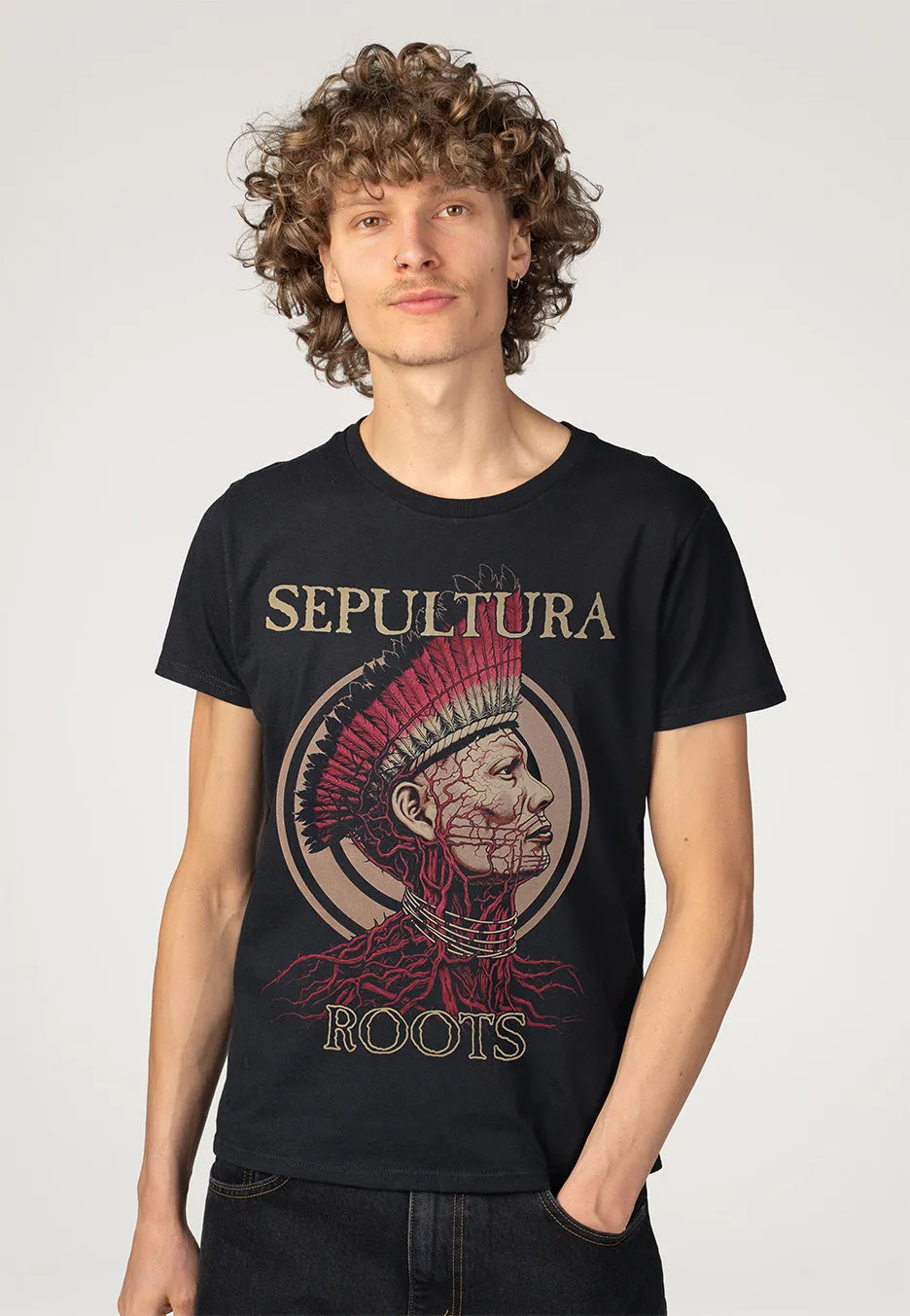 Impericon Bloody Roots T-Shirt schwarz Jersey
