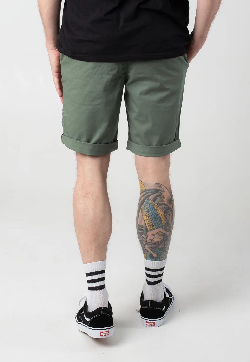 Impericon Signature Chino Pale Khaki Shorts W30