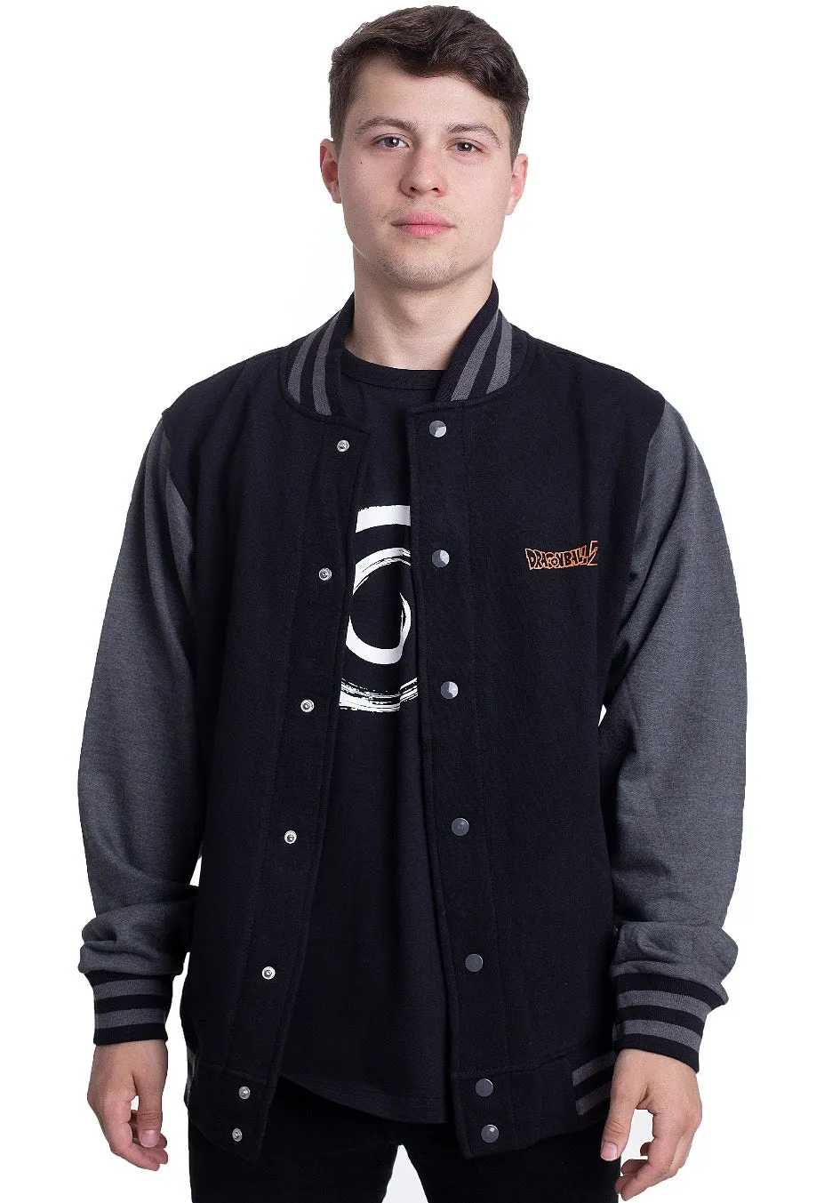 Impericon Kame Symbol Collegejacke Black/Dark Grey schwarz