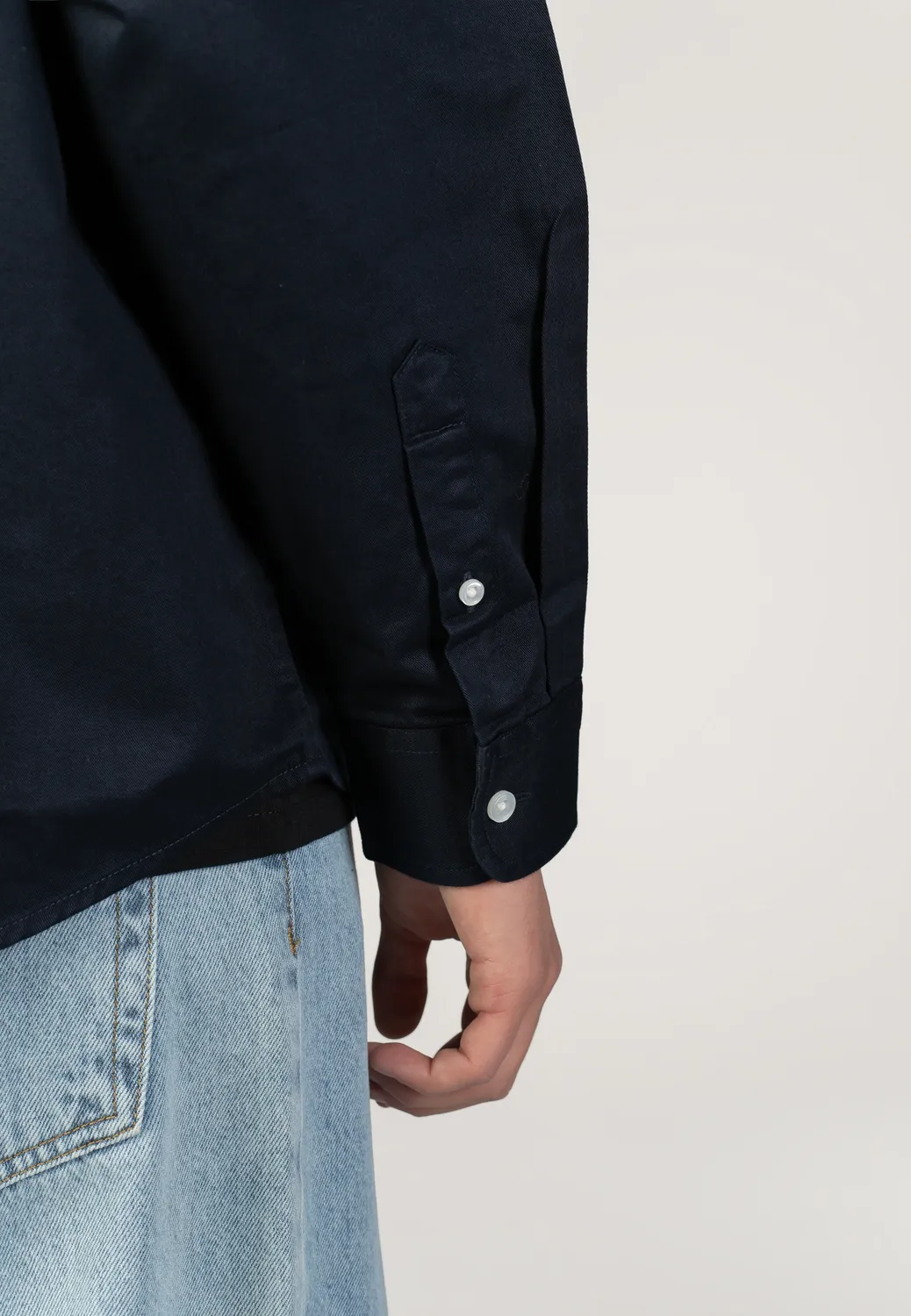 OG Madison Dark Navy Hemd Herren Twill