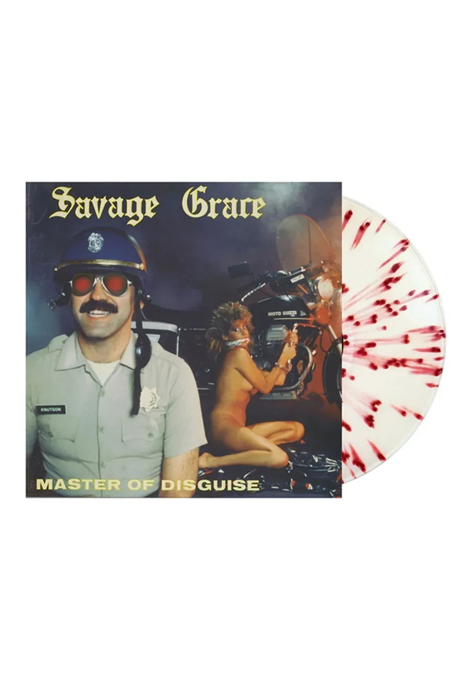 Impericon Master Of Disguise Clear Red Splatter Vinyl