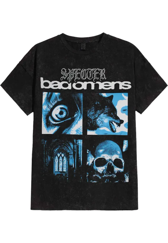 Impericon Specter Collage Washed T-Shirt schwarz