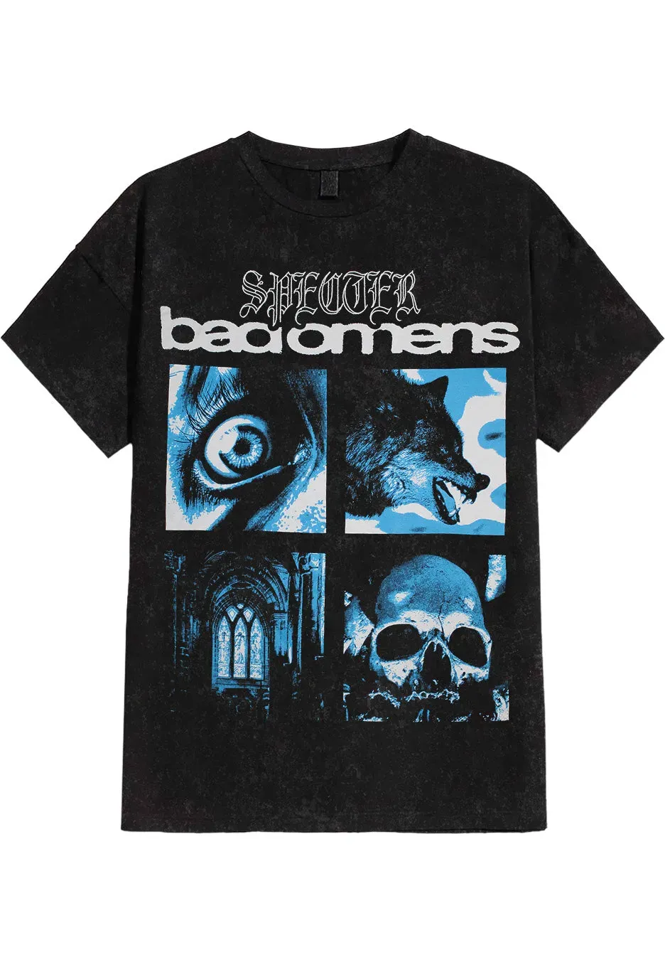 Impericon Specter Collage Washed T-Shirt schwarz