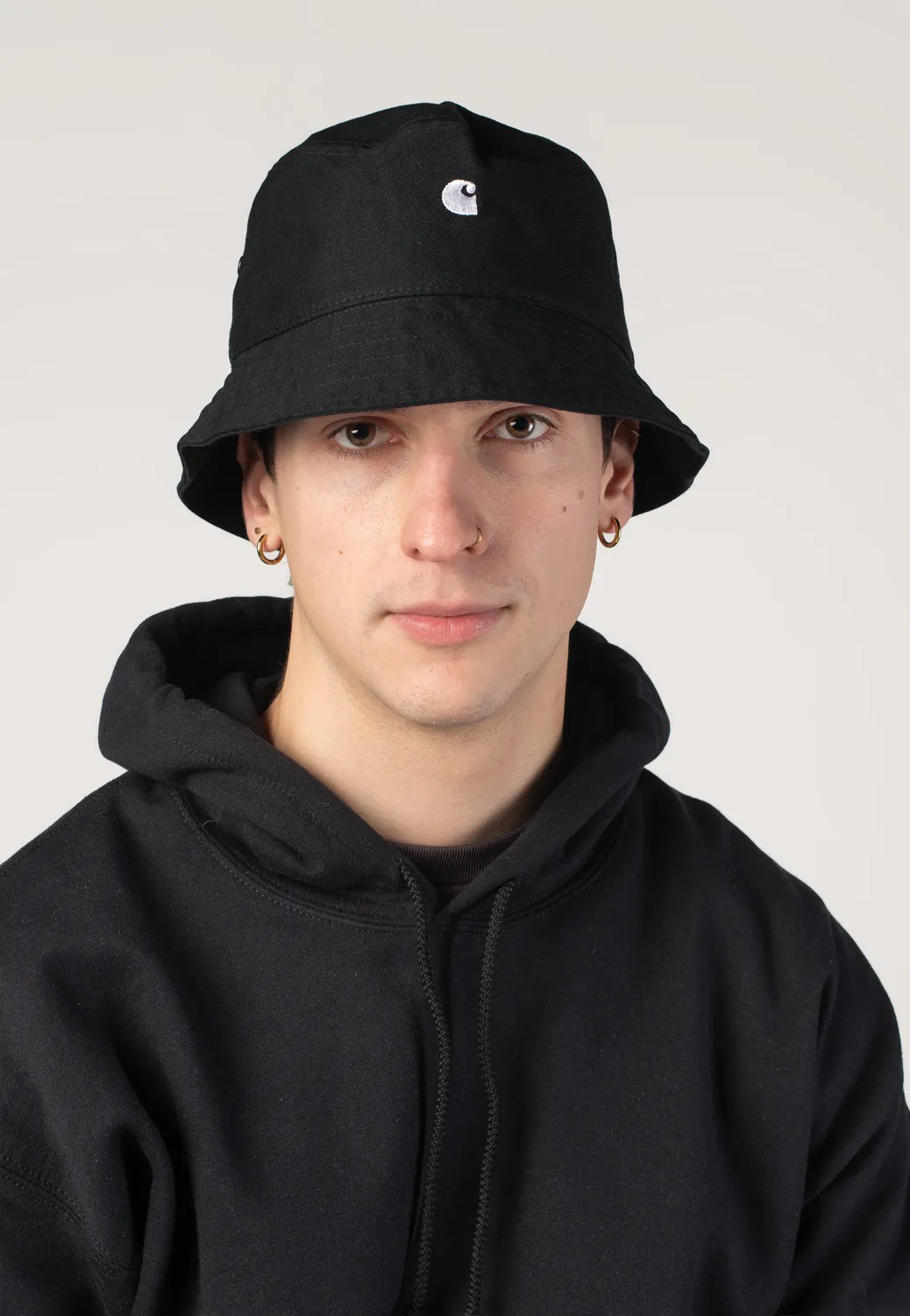 Impericon Madison Logo Bucket Hut schwarz-weiß Baumwolle