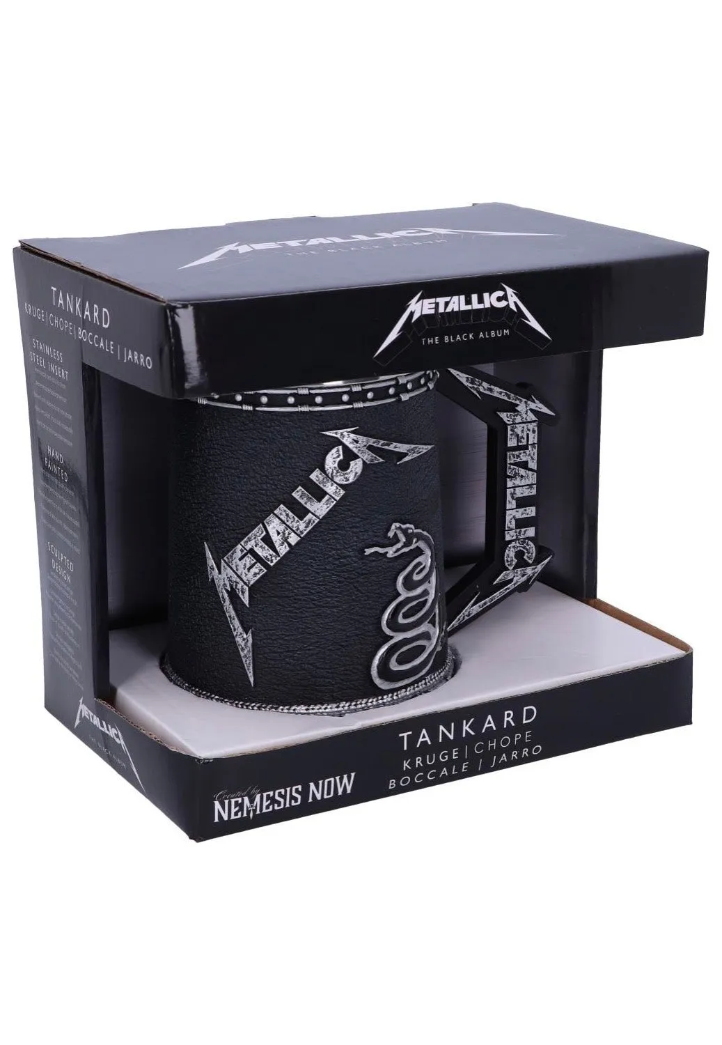 Metallica The Black Album Trinkkrug Onesize Metall