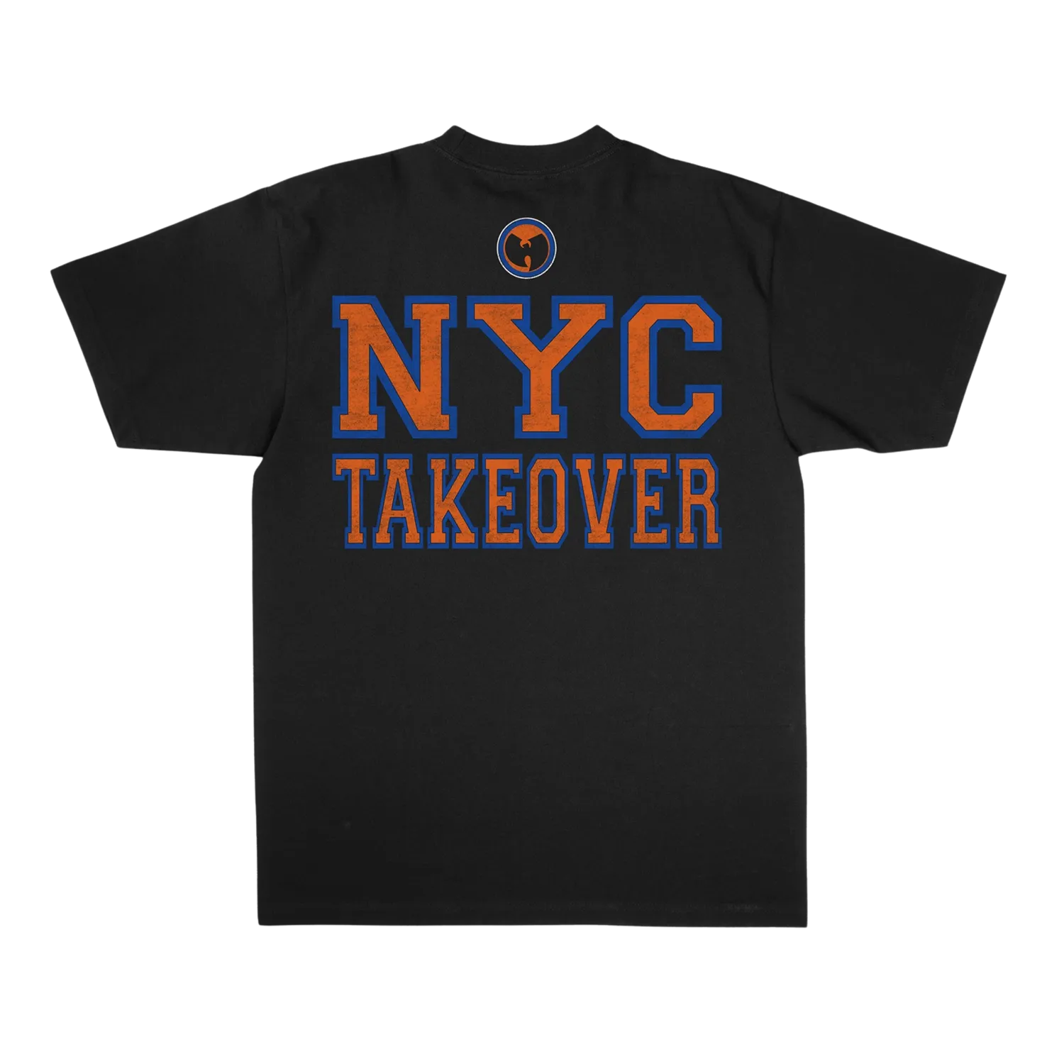 Wu-Tang NYC Takeover Tee T-Shirt Blau Orange Cropped