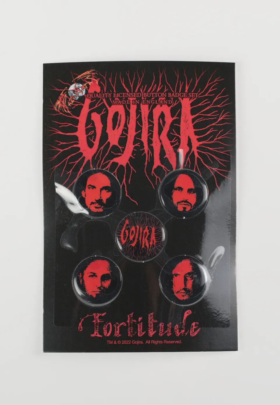 Impericon Fortitude Button Onesize Metall bunt