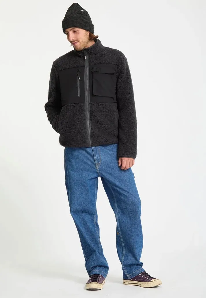 Impericon Storm Stone Zip Fleece Jacke asphalt black