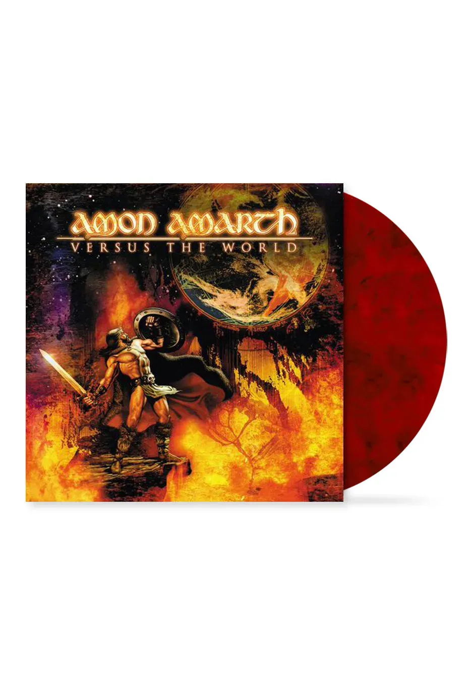 Versus The World Crimson Red Marbled Vinyl LP limitiert