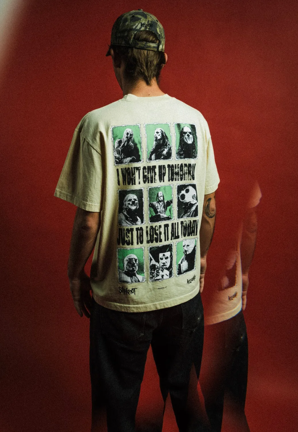 Impericon Tomorrow Boxy Garment-Dyed T-Shirt Bone