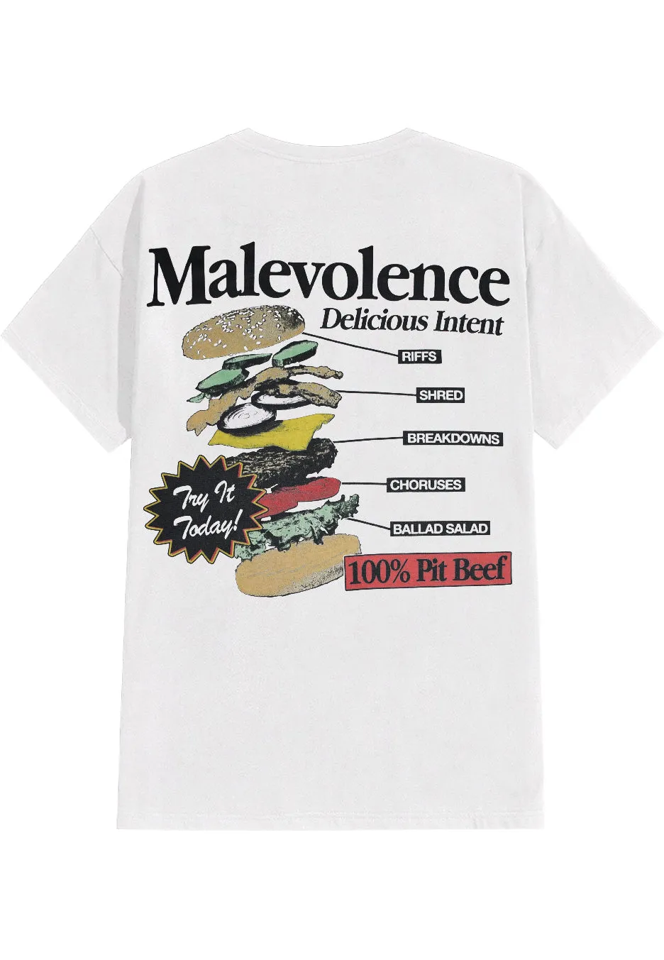Pit Beef White T-Shirt S-3XL weiß
