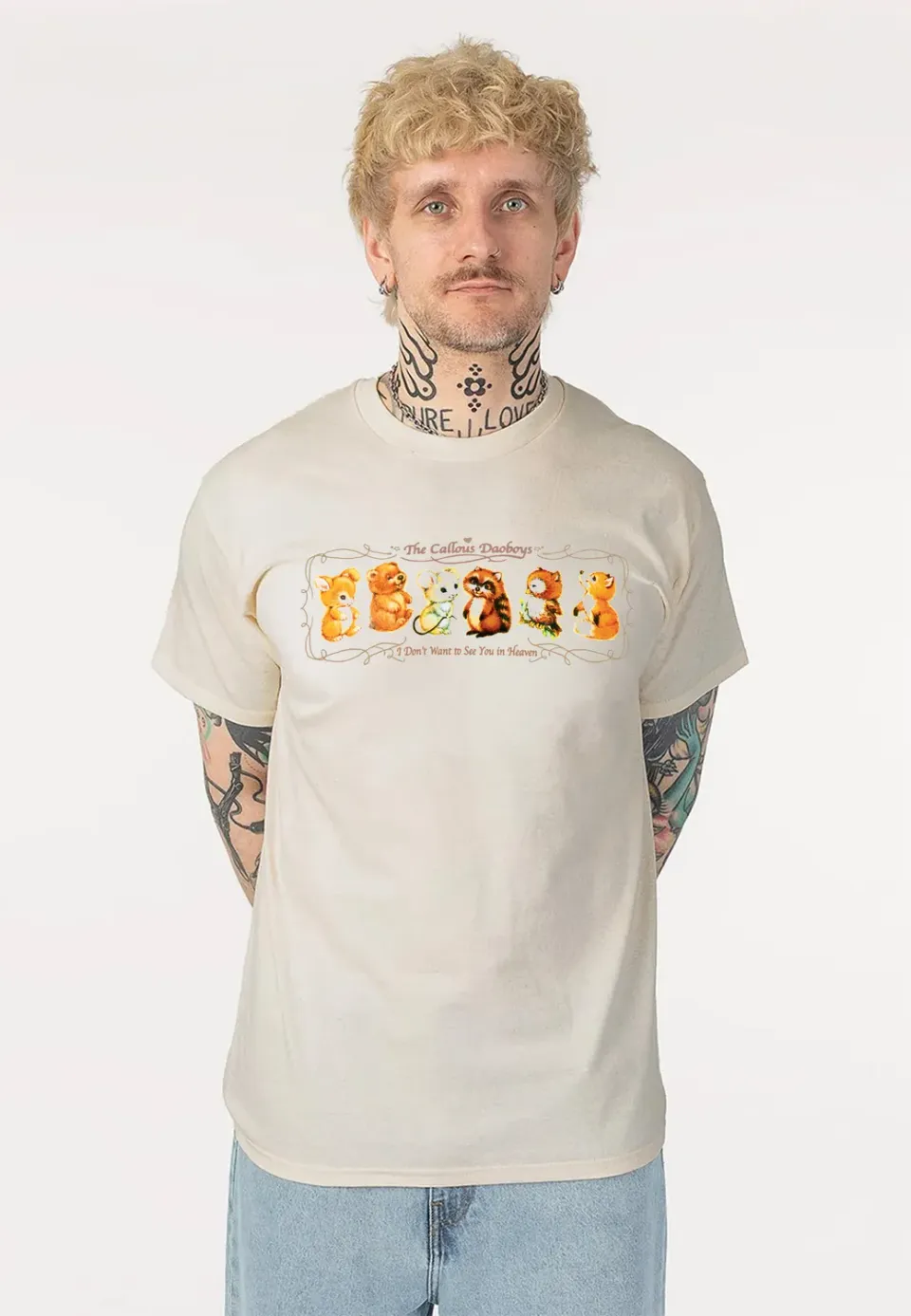 Impericon Sweetie Sticker Sand T-Shirt beige S-3XL