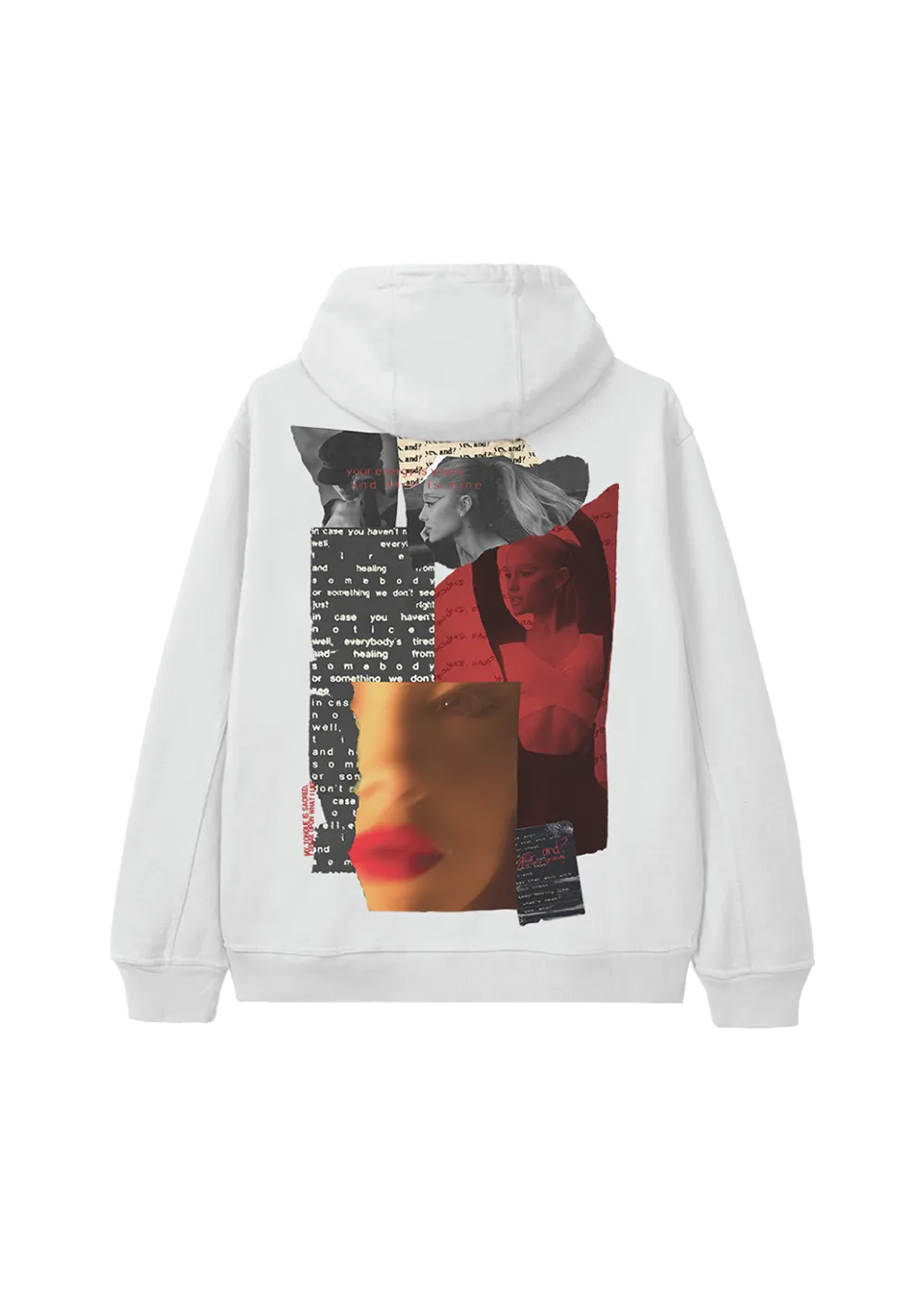 Ariana Grande Yes And Collage Hoodie Baumwollmix S–4XL