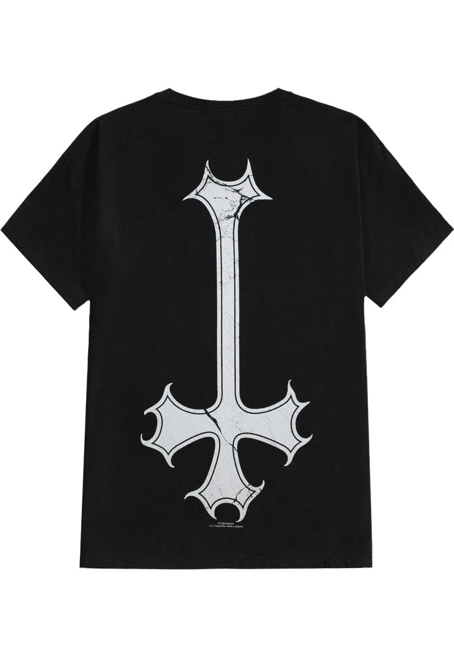 Impericon Skull Omega T-Shirt schwarz Black Metal