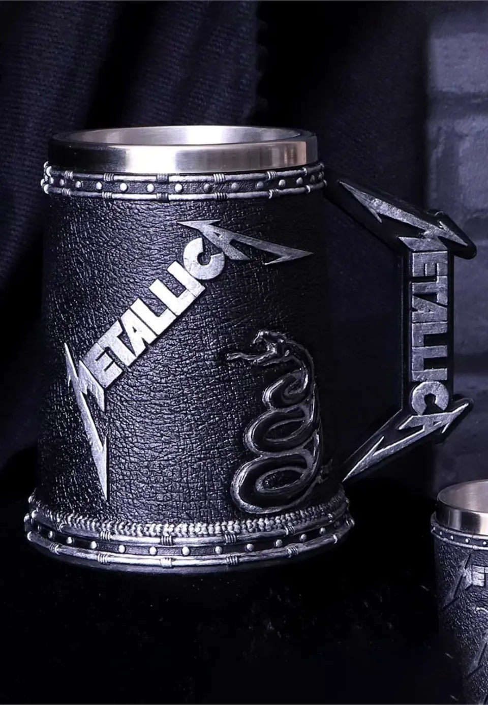 Metallica The Black Album Trinkkrug Onesize Metall