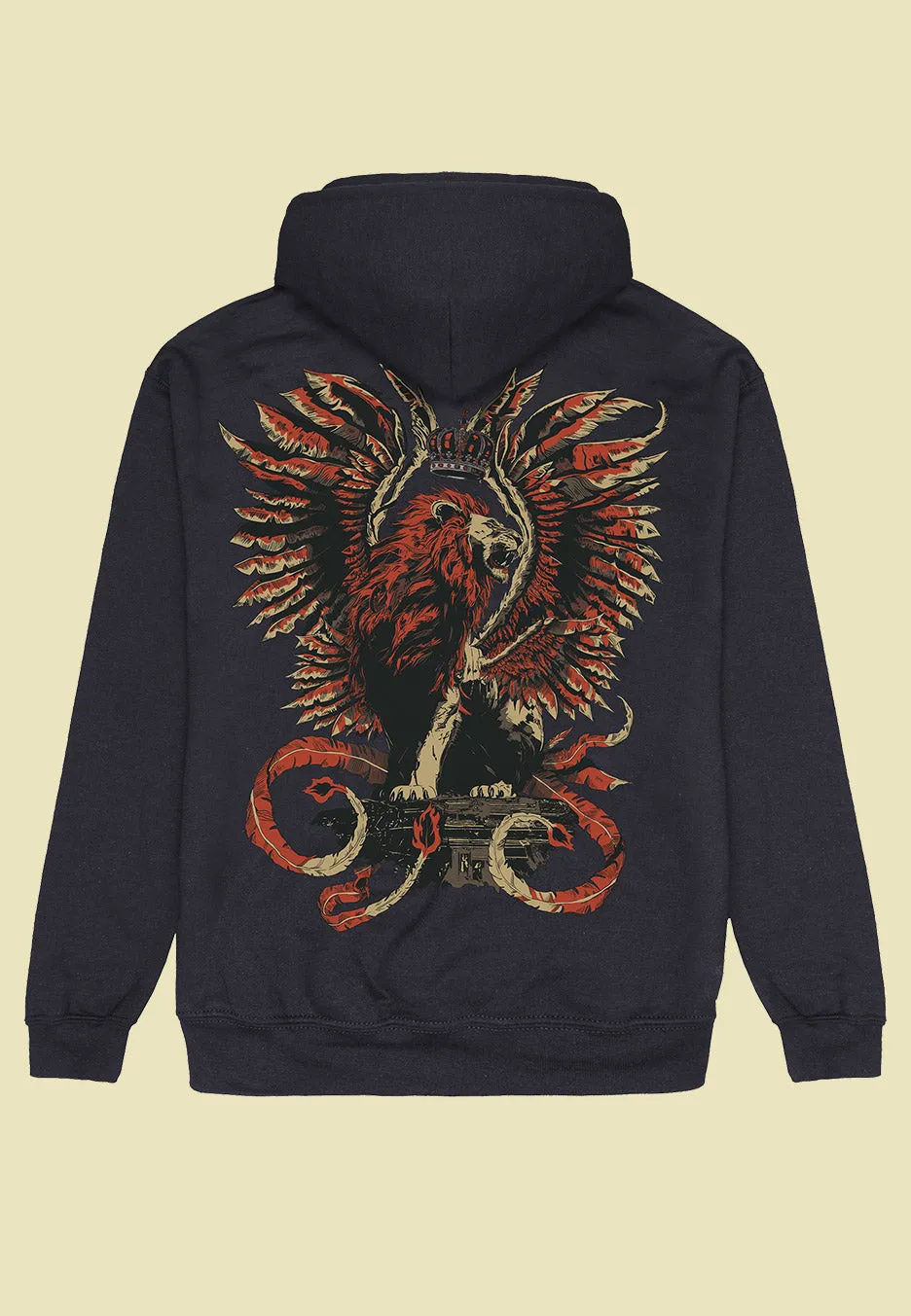 Impericon Pocket Logo Lion 2025 Zipper Gr. S schwarz