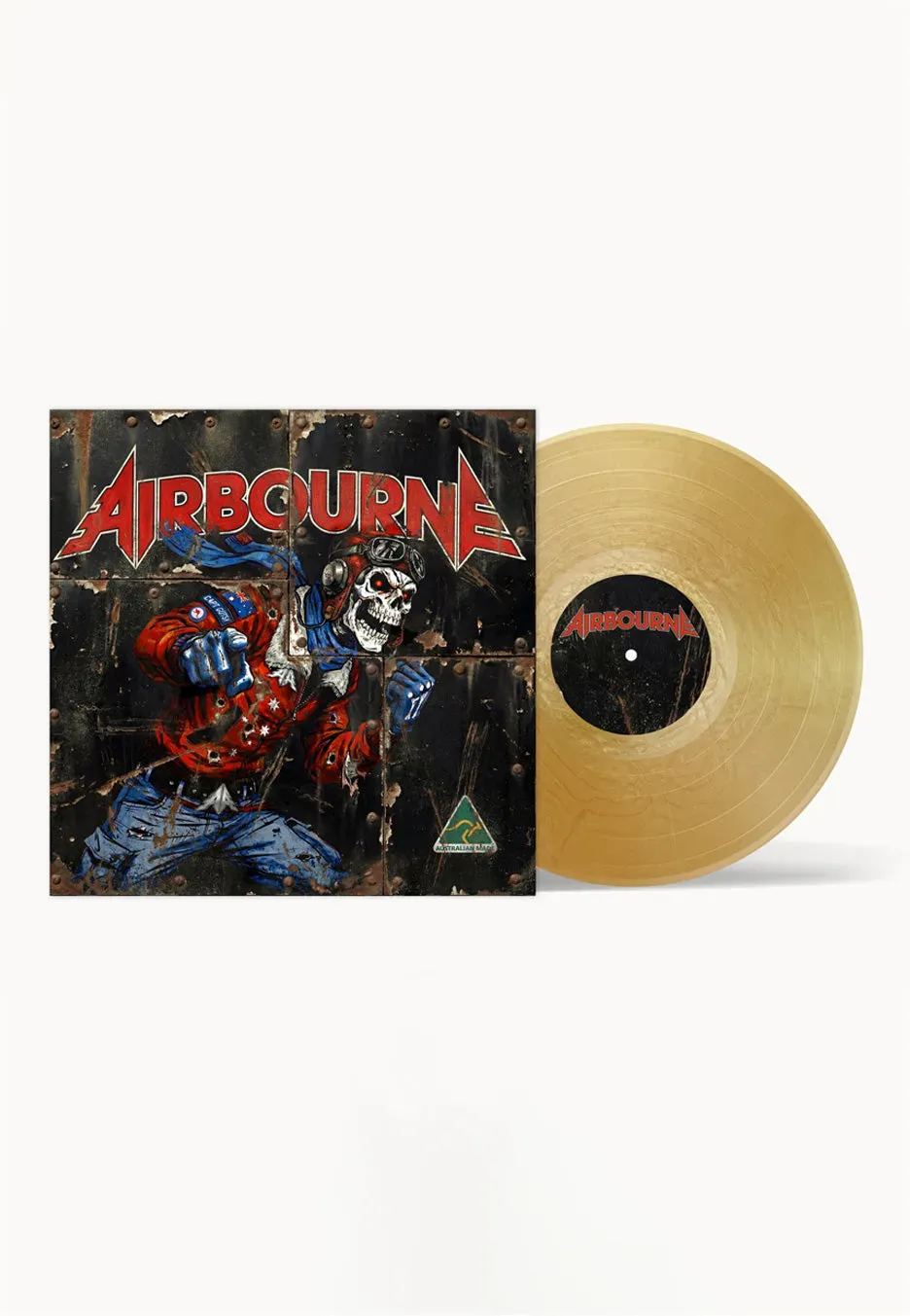 Impericon Airbourne Gold Nugget Colored Vinyl LP