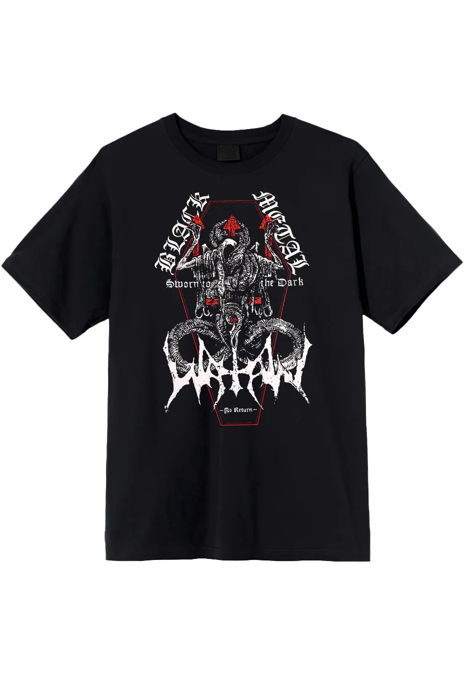 Sworn Coffin T-Shirt Schwarz Kurzarm S-XXL