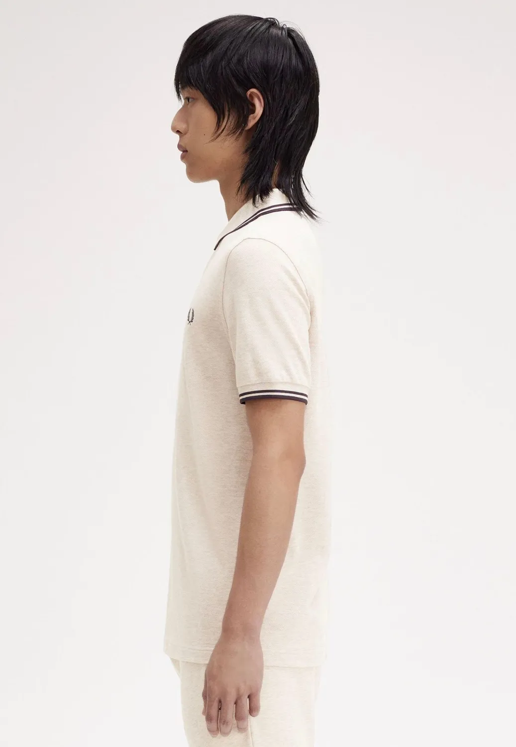 Impericon Twin Tipped Porridge Marl Polo Beige Baumwolle