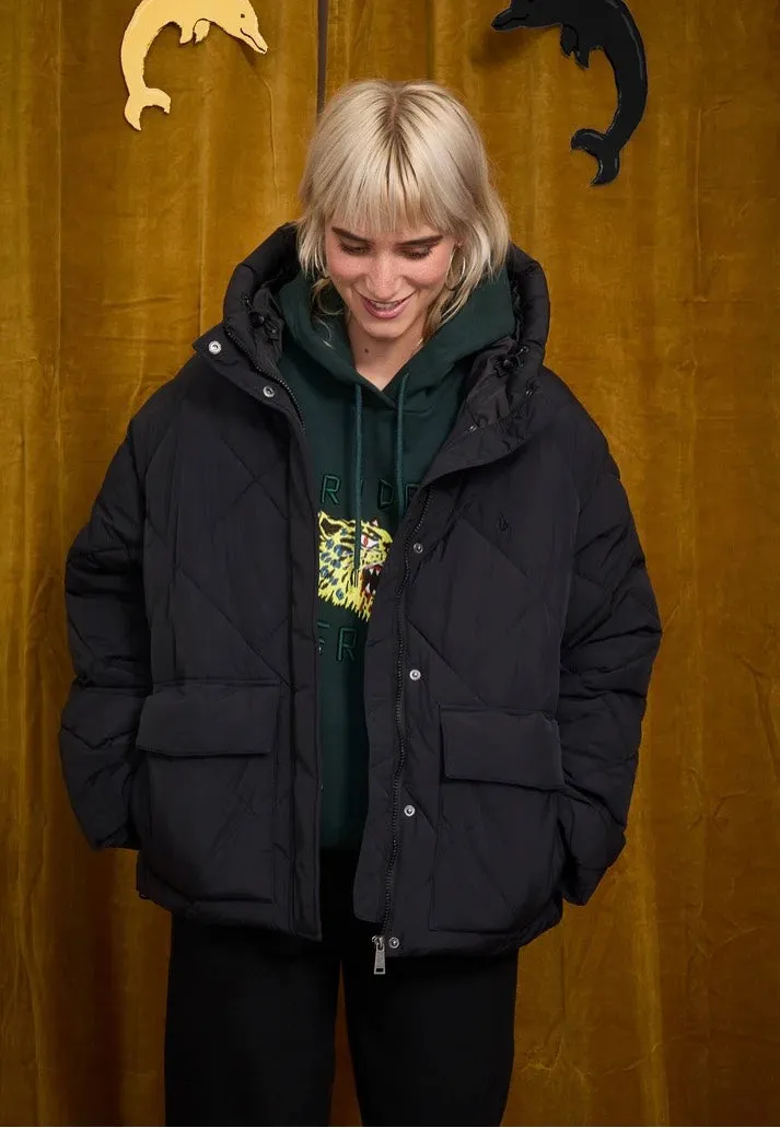 Impericon Out Of Boxy Puff Jacke Schwarz Damen