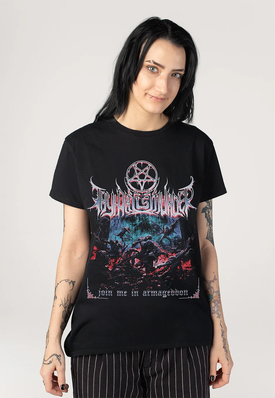 Impericon Join Me T-Shirt schwarz Jersey Unisex