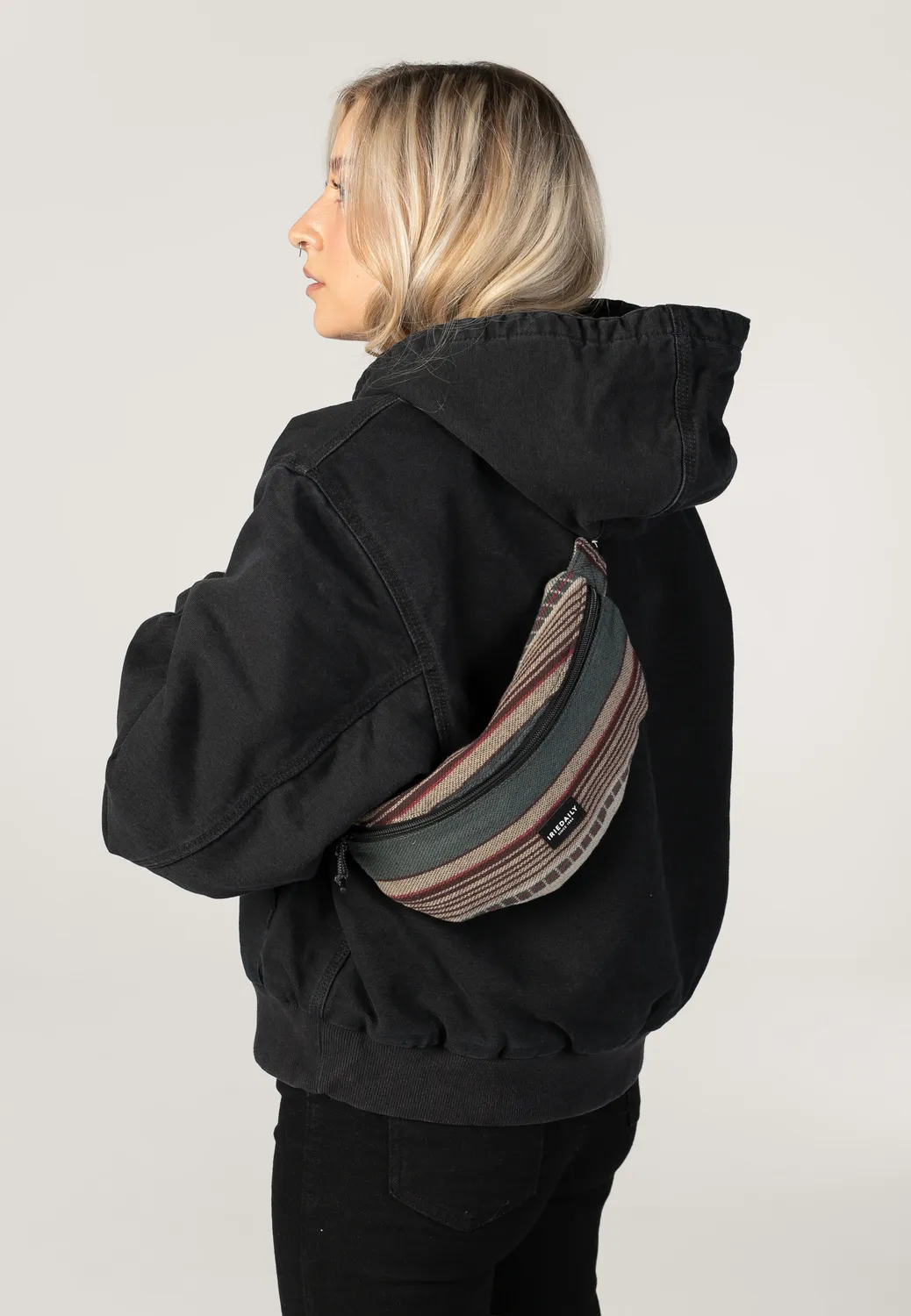 Santania Khaki Green Gürteltasche vegan