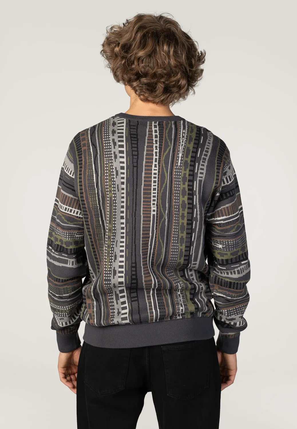 Impericon Theodore Knit Pullover Coal Grau