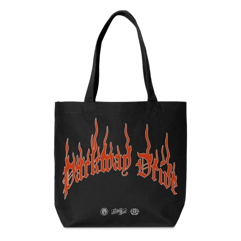 Parkway Drive Flame Tote Bag schwarz Canvas