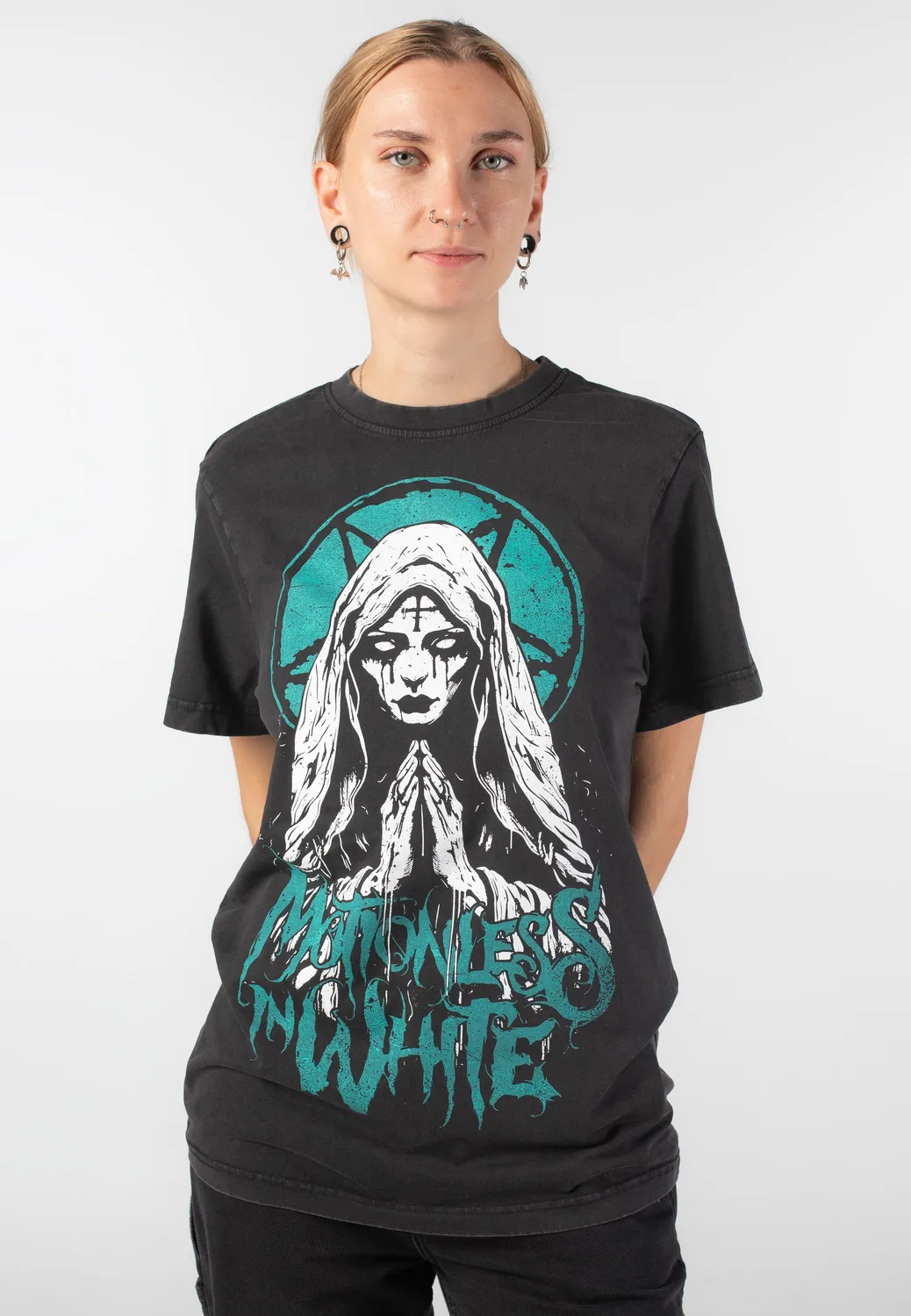 Impericon Hollow Points Acid Washed T-Shirt