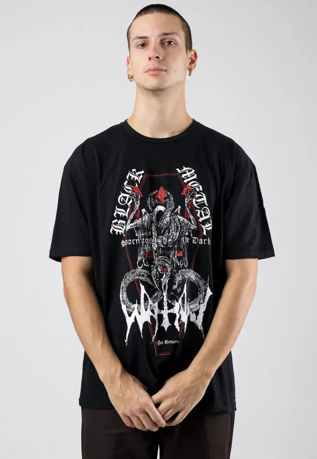 Sworn Coffin T-Shirt Schwarz Kurzarm S-XXL
