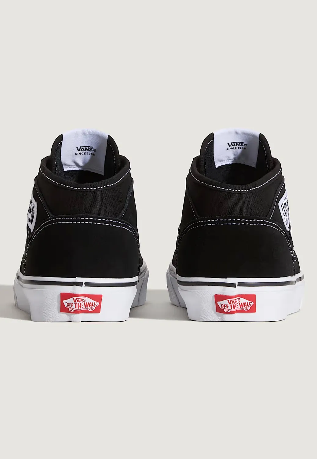 Impericon Half Cab Decon Black/True White Schuhe Suede