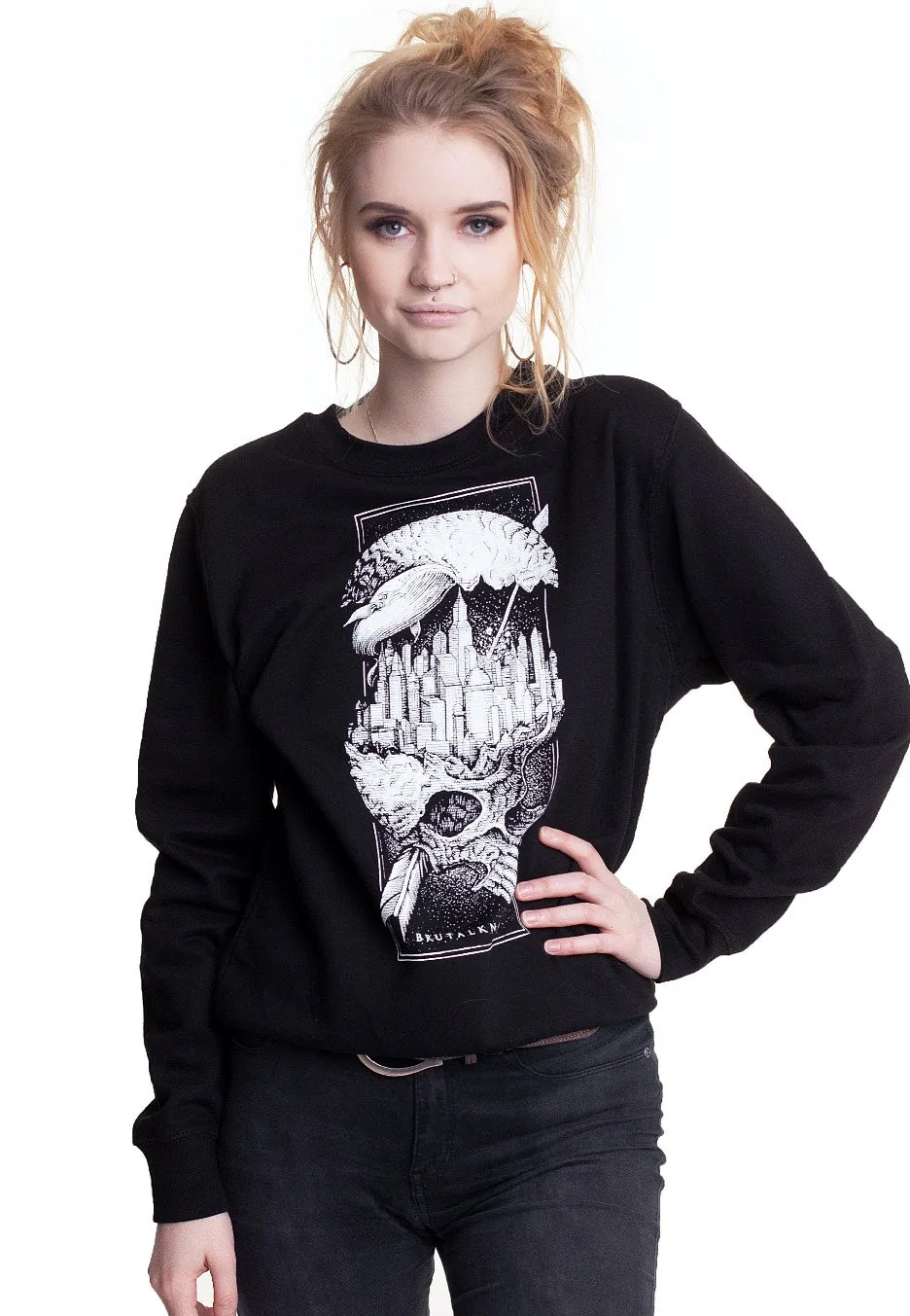 Impericon Distopia Black Sweater schwarz