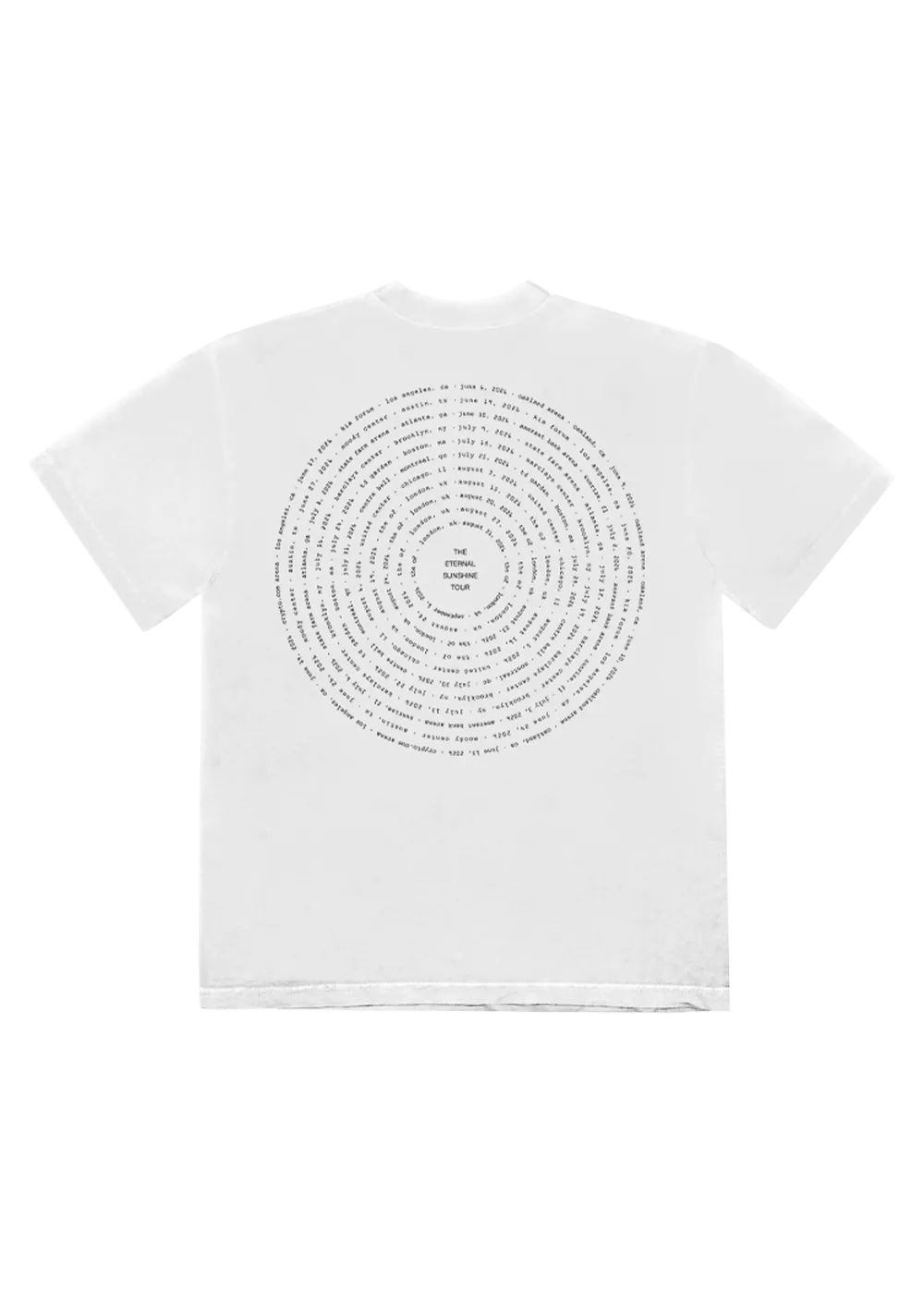 Ariana Grande AG Photo T-Shirt mit Backprint