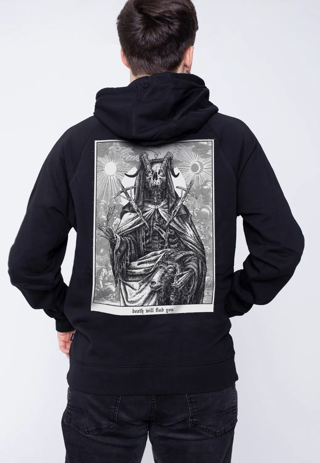 Impericon Death Will Find You Hoodie schwarz Unisex
