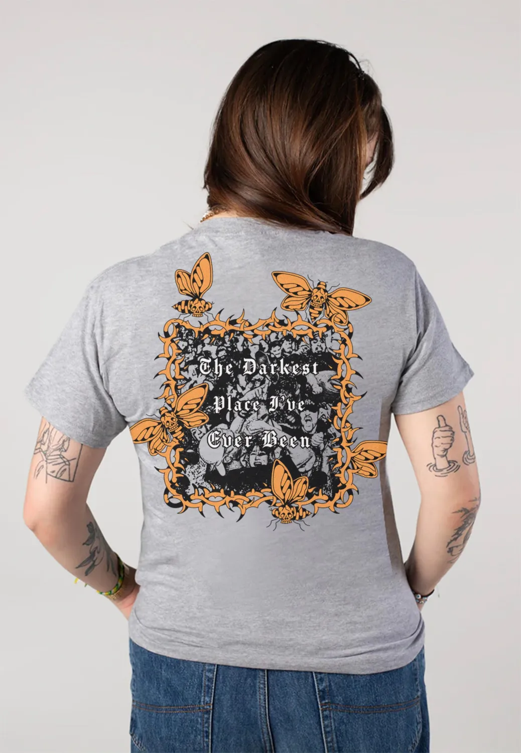 The Darkest Place Ashgrey T-Shirt grau Unisex S-3XL