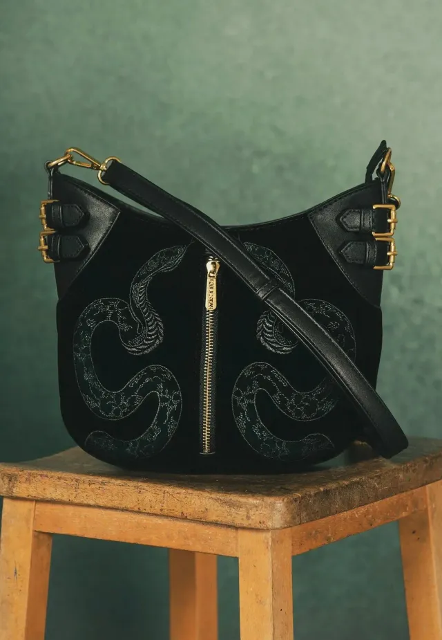 Impericon Adder Black Tasche Onesize Samt schwarz