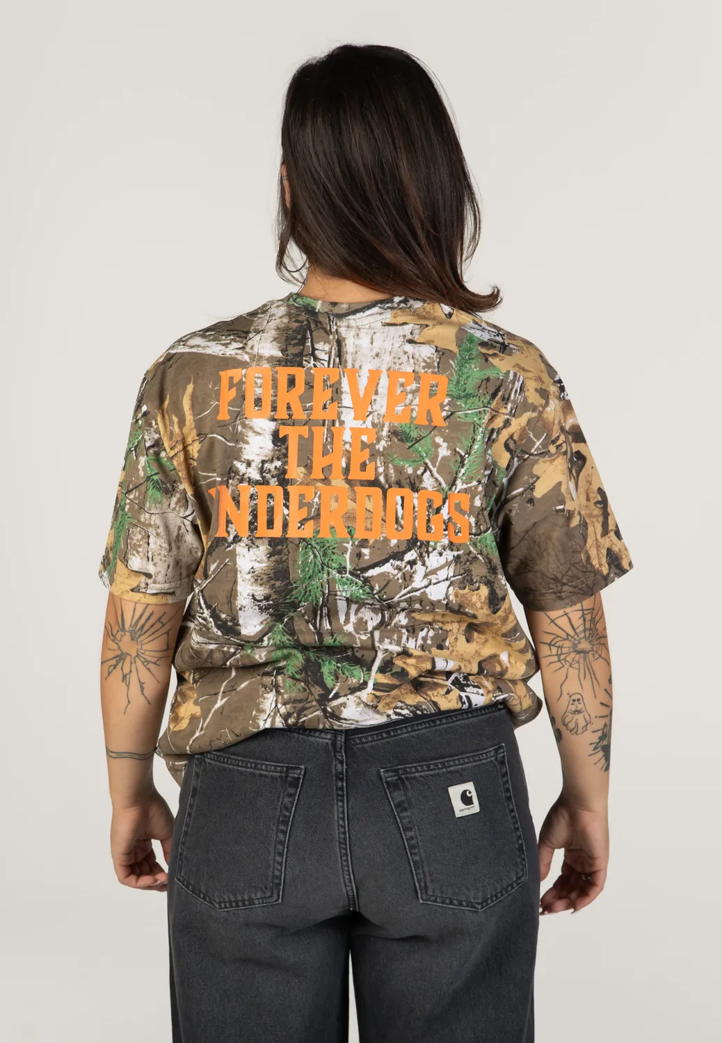 Impericon Forever The Underdogs Real Camo T-Shirt grün Jersey