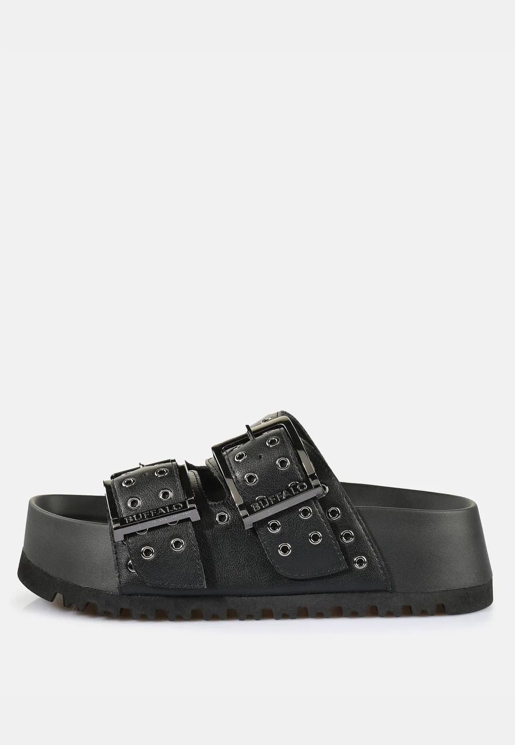 Impericon Jane Ari Riv Vegan Nappa Sandalen Schwarz vegan