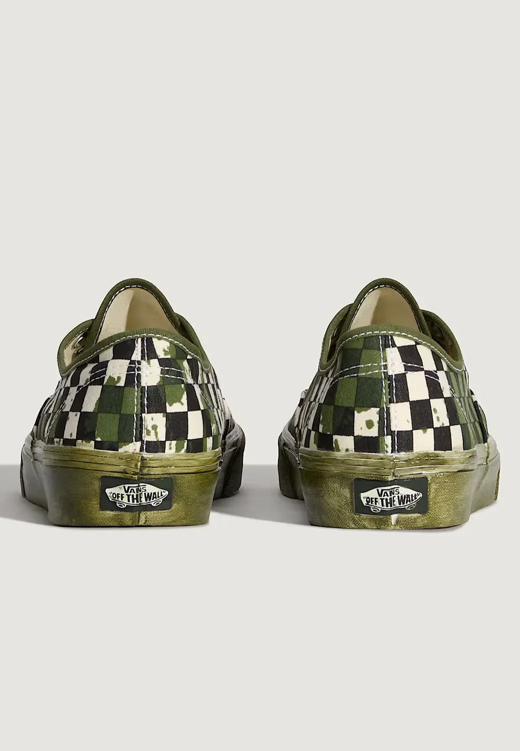 Vans Authentic Over Dye Green Skateschuhe Grün Canvas