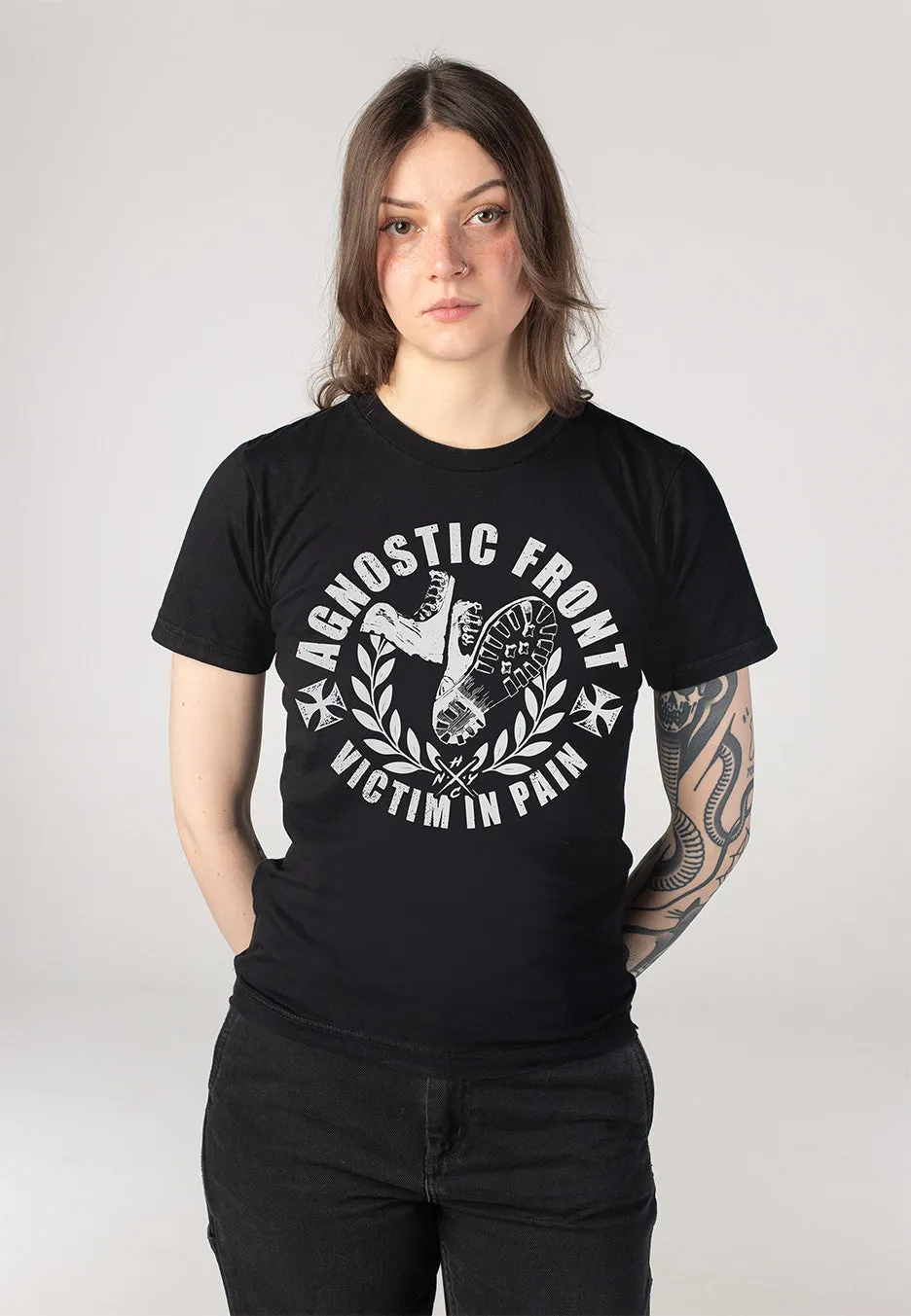 Impericon Victim In Pain T-Shirt Schwarz Jersey