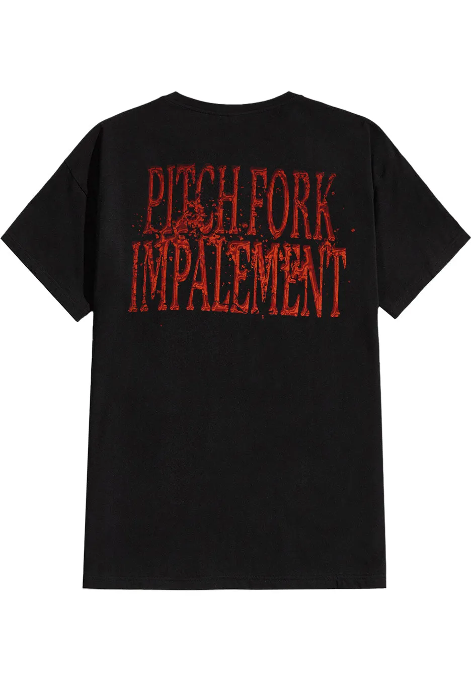 Impericon Pitch Fork Impalement T-Shirt Schwarz Death Metal