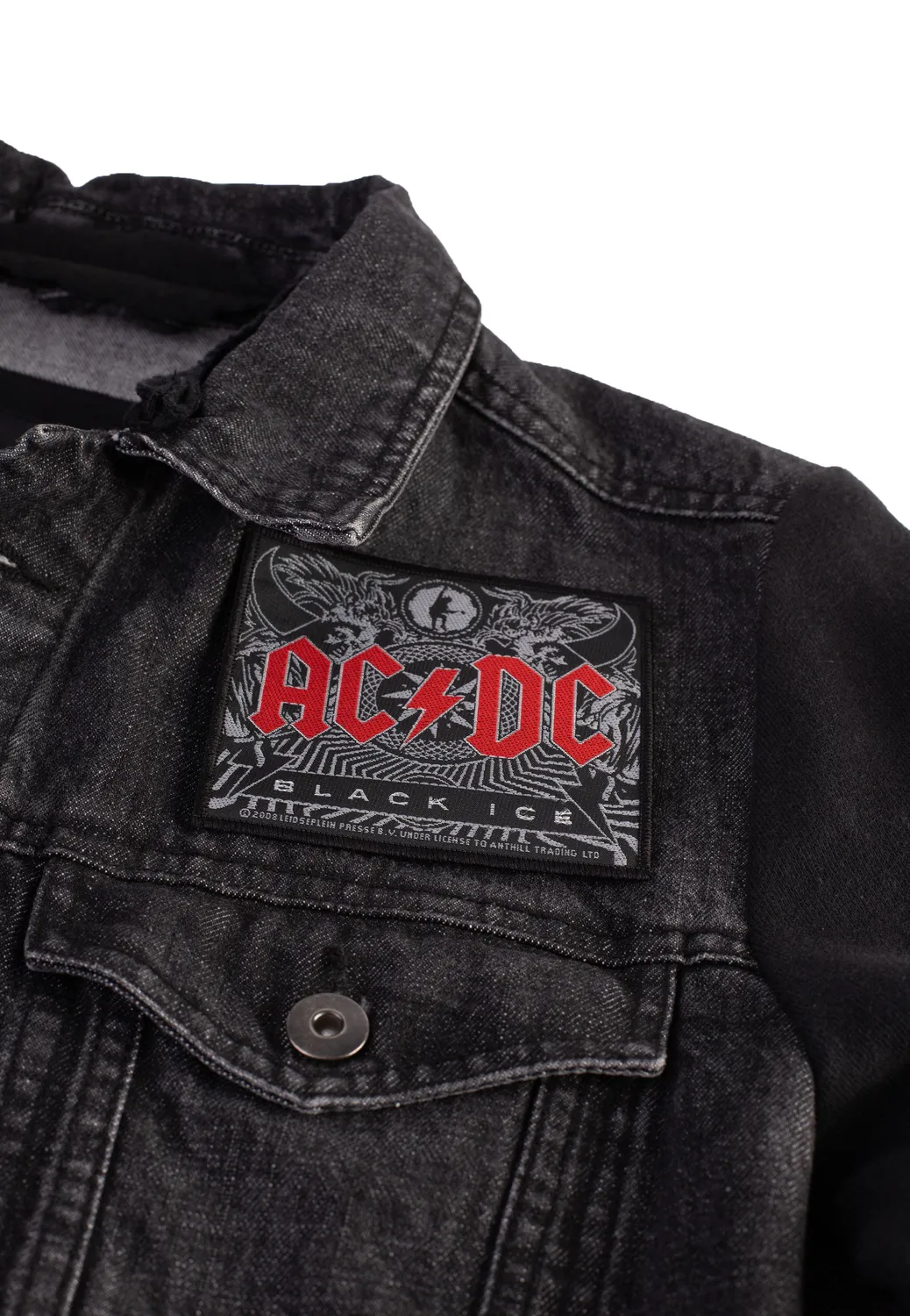Impericon Black Ice Aufnäher Onesize schwarz Hard Rock