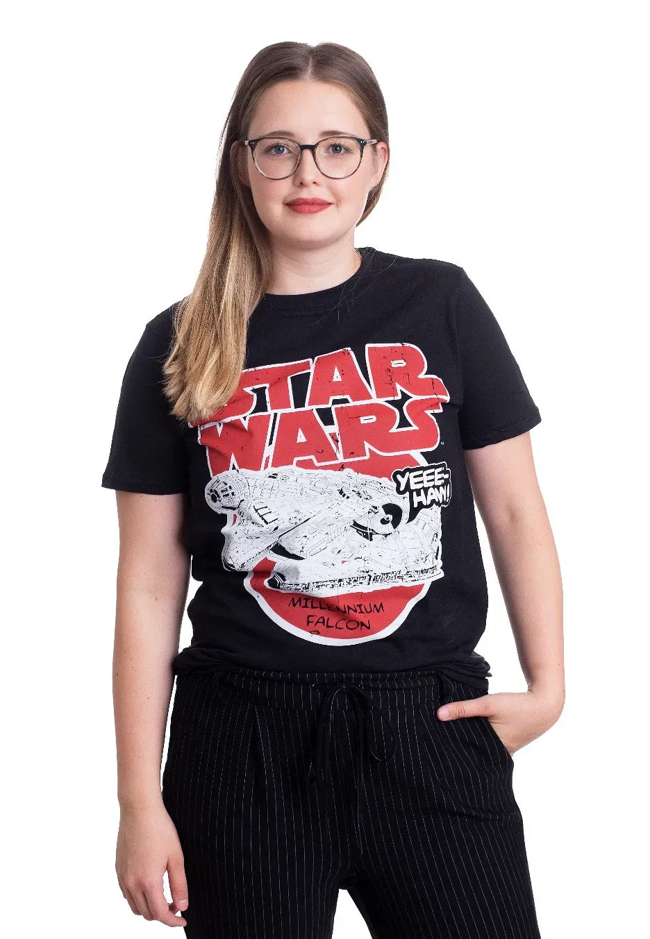 Impericon Millennium Falcon T-Shirt schwarz Unisex